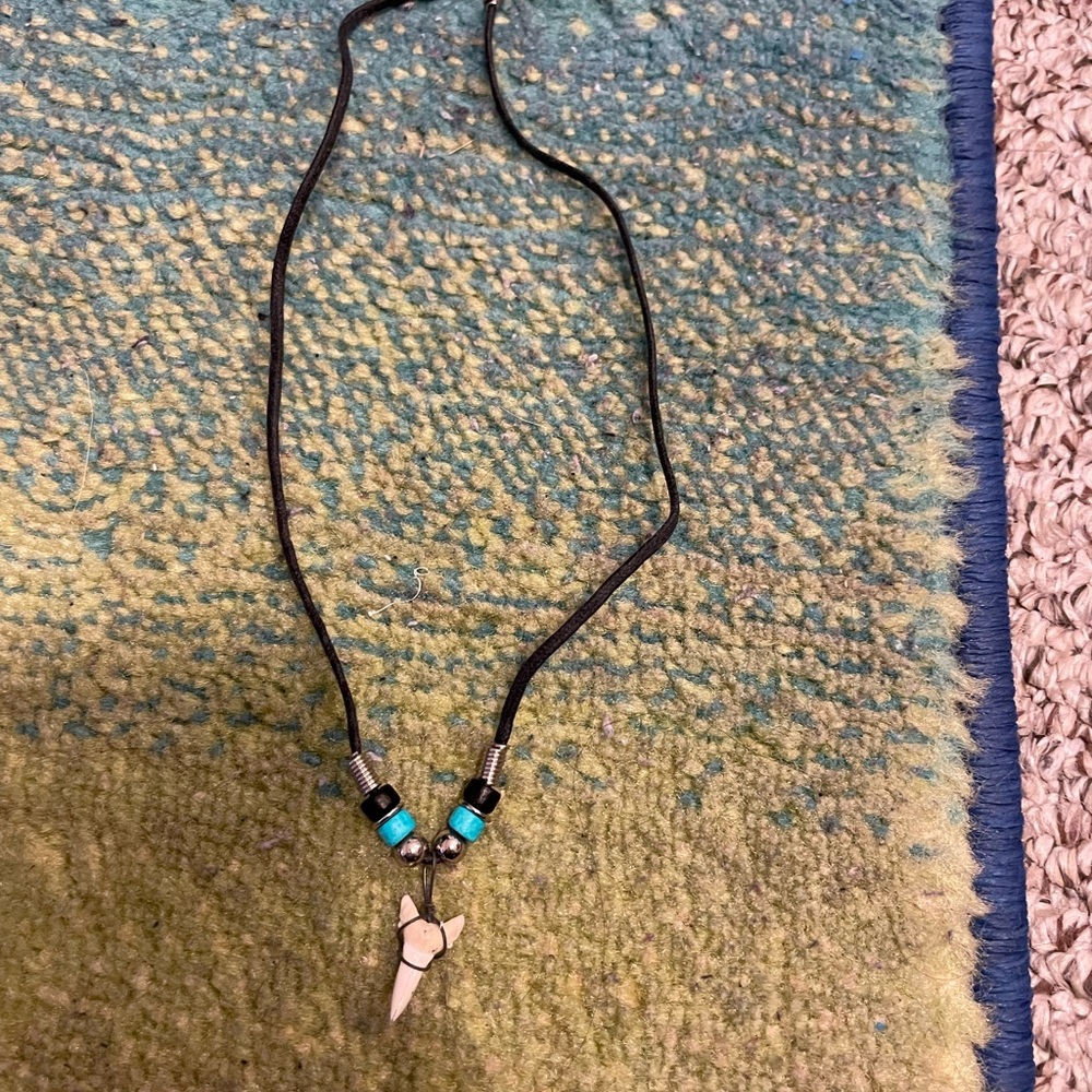 Shark tooth rope necklace Boys / Girls / Men / Women / Unisex